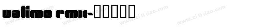 Valimo RMX字体转换